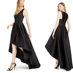 Clavin Klein High-Low A-Line Black Dress - Size 2